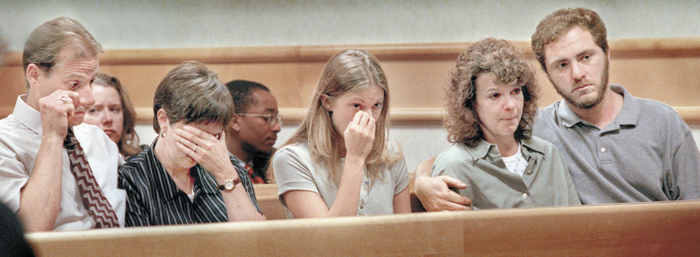 Holmes family at sentencing